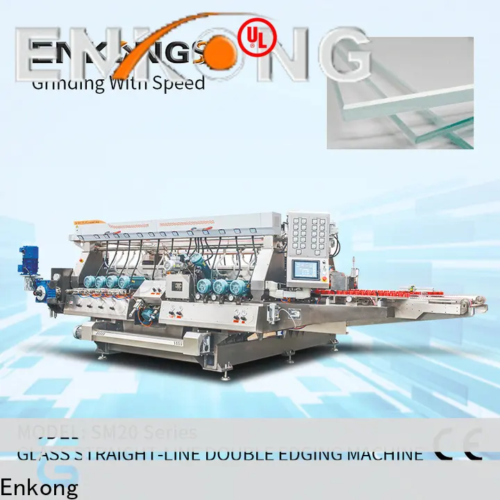 Enkong Wholesale glass double edger company for round edge processing 1