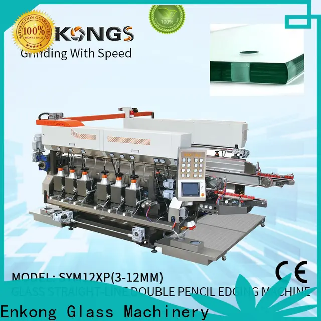 Enkong SYM08 small glass edge polishing machine factory for photovoltaic panel processing 1