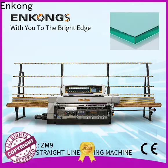 Enkong zm7y glass straight line edging machine factory for household appliances 1