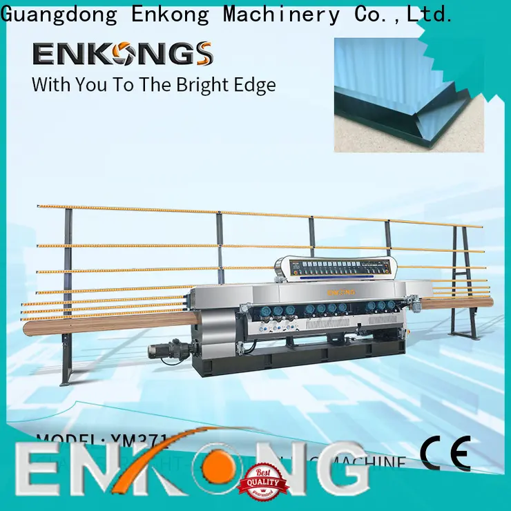 Enkong xm351a glass straight line beveling machine supply for polishing 1