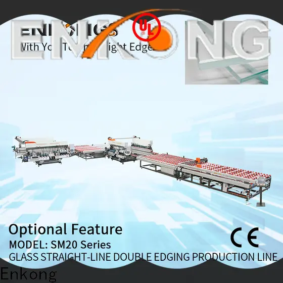 Enkong Latest glass double edging machine for business for round edge processing 1