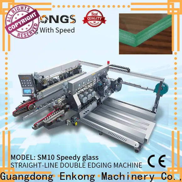 Enkong straight-line glass double edger machine factory for household appliances 1