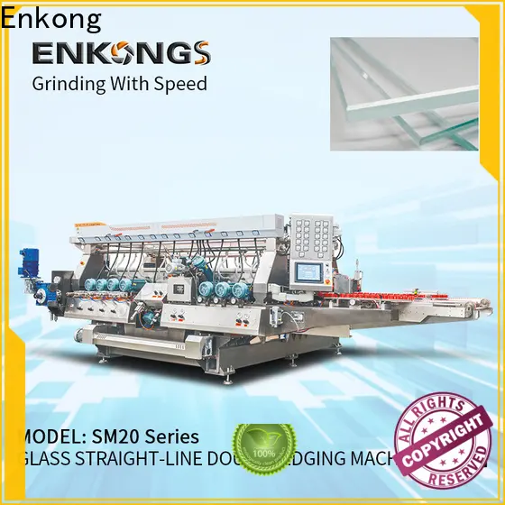 Enkong SM 22 glass double edging machine for business for photovoltaic panel processing 1