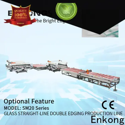 Enkong High-quality glass double edger machine factory for round edge processing 1