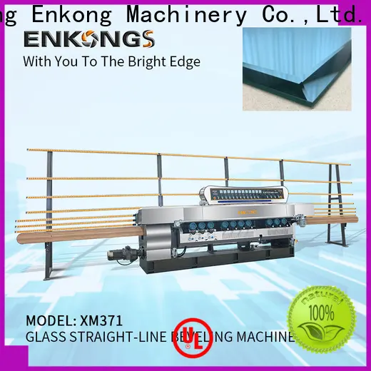 Top beveling machine for glass 10 spindles supply for glass processing 1