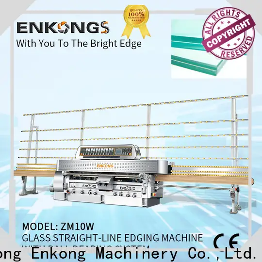 Enkong zm10w glass straight line edging machine suppliers for processing glass 1