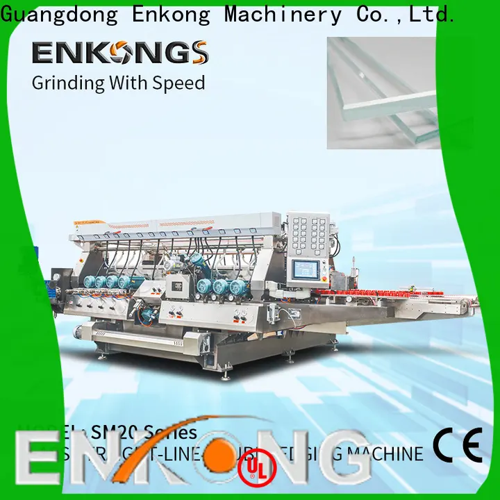 Enkong SM 20 glass double edging machine suppliers for round edge processing 1