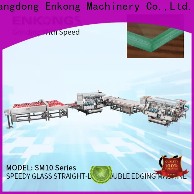 Enkong straight-line small glass edge polishing machine company for round edge processing 1