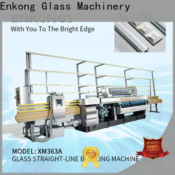 Enkong 10 spindles small glass beveling machine suppliers for glass processing 1