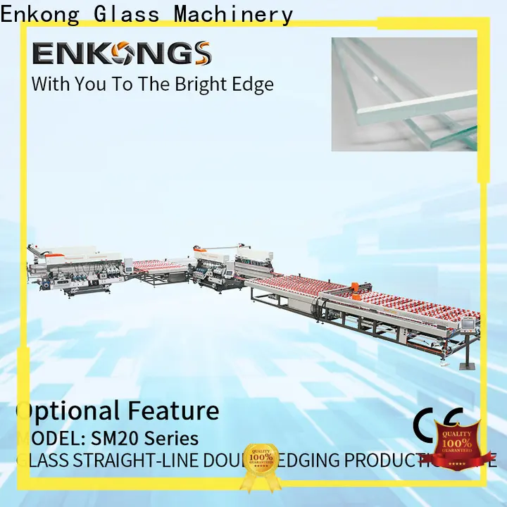 Enkong modularise design glass double edger machine manufacturers for photovoltaic panel processing 1