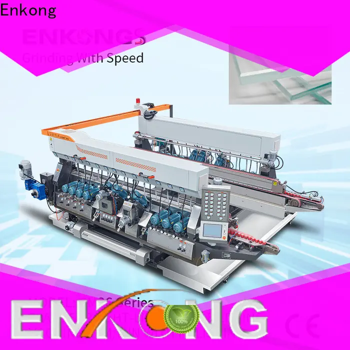Enkong SM 10 glass double edger machine suppliers for photovoltaic panel processing 1