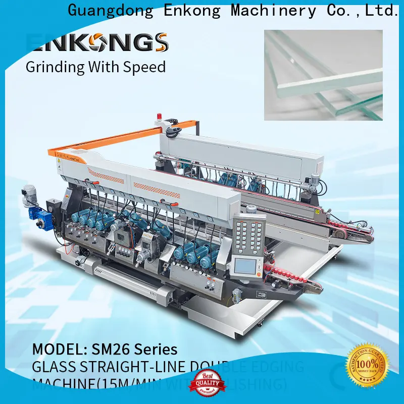 Enkong High-quality small glass edge polishing machine supply for photovoltaic panel processing 1