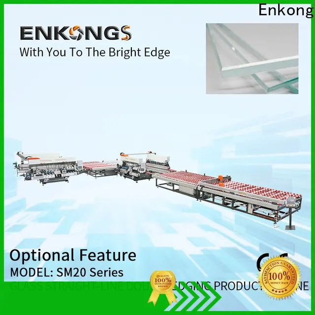 Enkong Custom glass double edger machine company for round edge processing 1