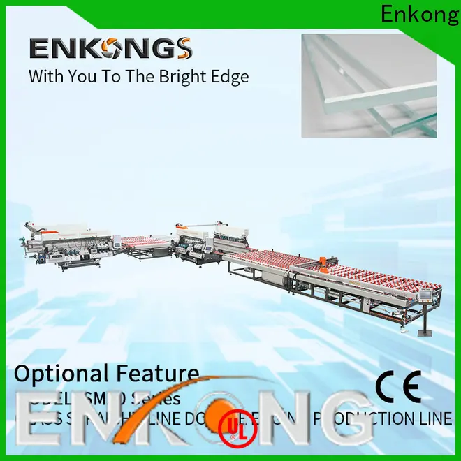 Enkong modularise design glass double edger suppliers for household appliances 1