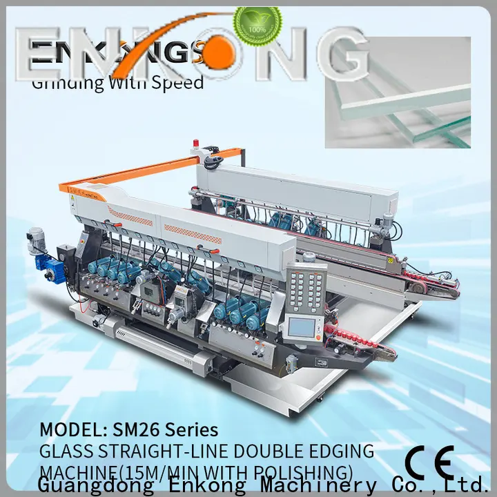 Enkong Wholesale automatic glass edge polishing machine factory for round edge processing 1
