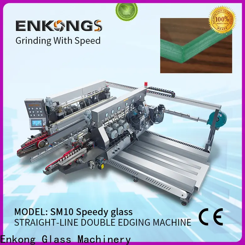 Enkong Best glass double edger manufacturers for round edge processing 1