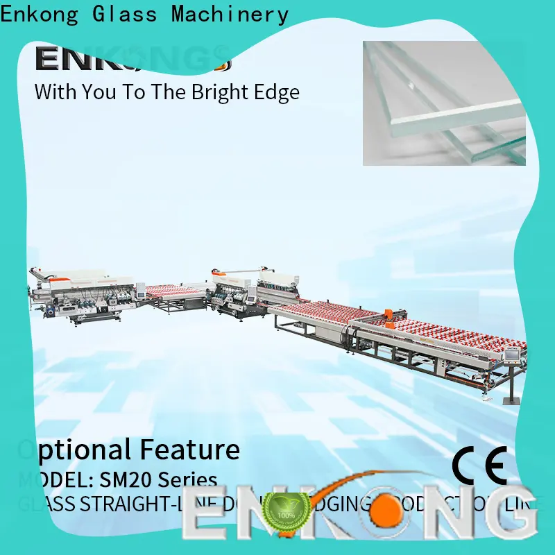 Enkong SM 22 automatic glass edge polishing machine factory for photovoltaic panel processing1 1