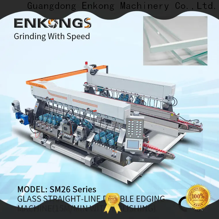 Wholesale automatic glass edge polishing machine straight-line factory for photovoltaic panel processing 1