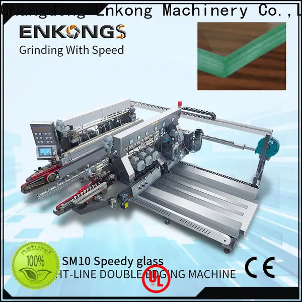 Enkong Best glass double edging machine manufacturers for round edge processing 1