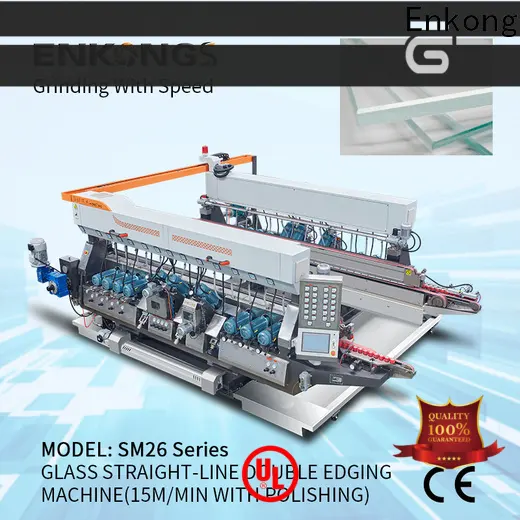 Enkong SM 10 glass double edger for business for round edge processing 1