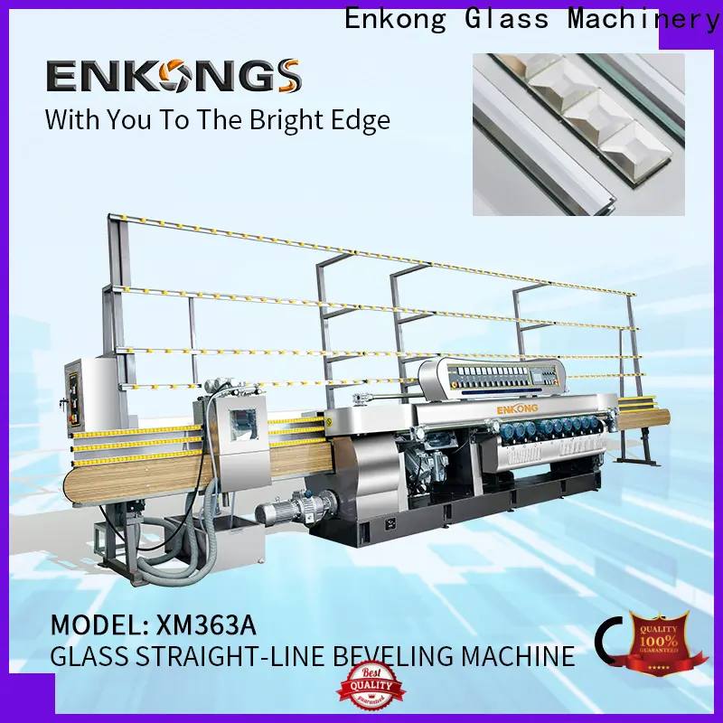 Enkong xm363a glass beveling equipment suppliers for polishing 1