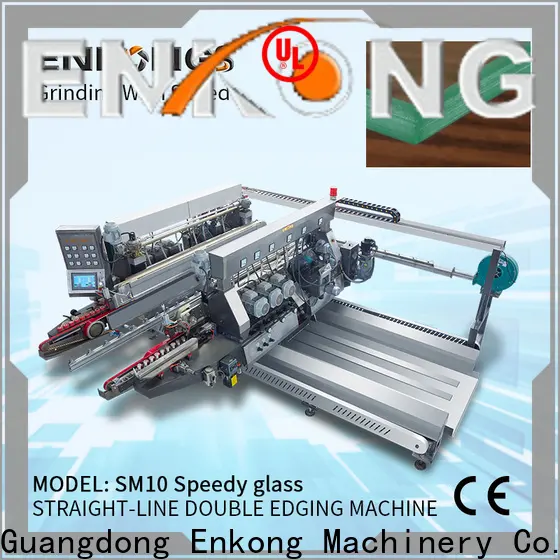 Enkong SM 22 double glass machine for business for round edge processing 1