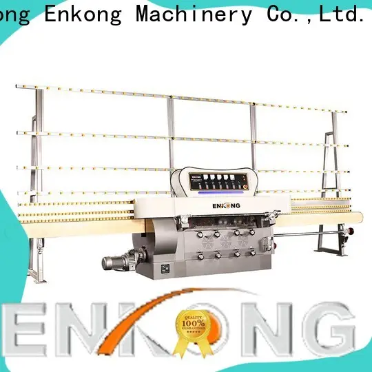 Enkong zm9 cnc glass cutting machine for sale company for round edge processing 1