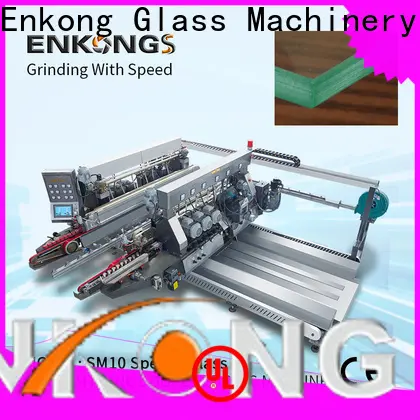 Enkong SYM08 glass double edger manufacturers for round edge processing 1
