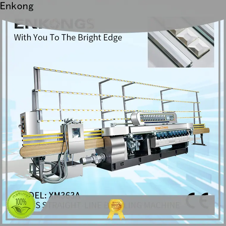 Enkong 10 spindles glass beveling machine for sale company for glass processing1 1