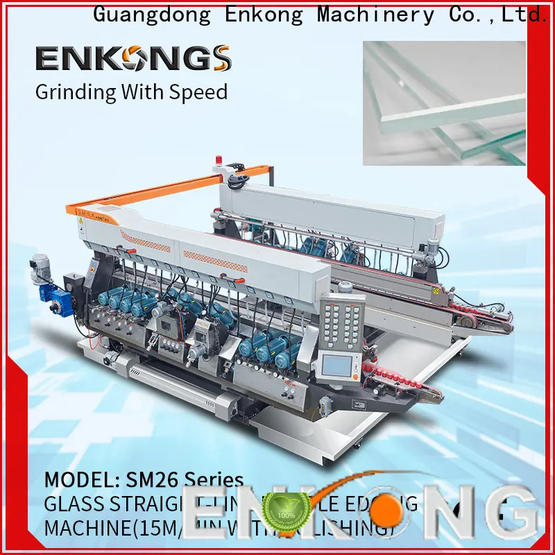 Enkong modularise design automatic glass cutting machine company for round edge processing1 1