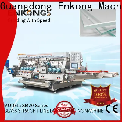 Enkong New glass double edging machine supply for household appliances 1