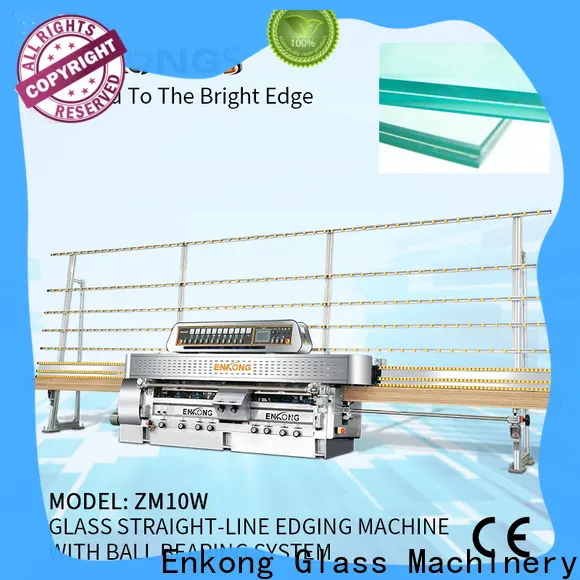 High-quality glass straight line edging machine zm10w suppliers for processing glass 1