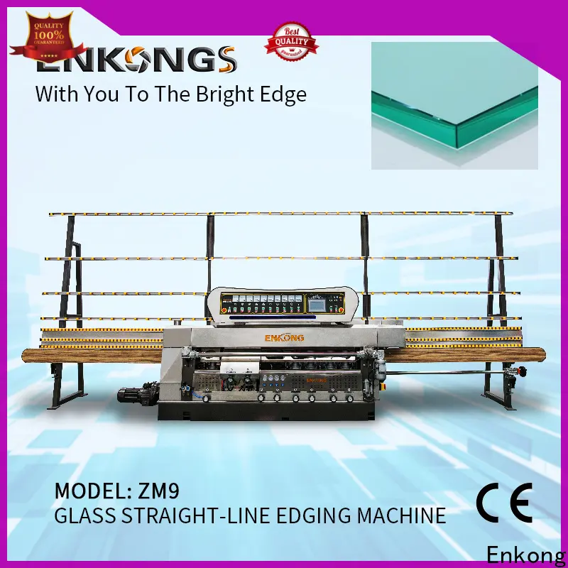 Enkong zm4y small glass edging machine for business for photovoltaic panel processing 1
