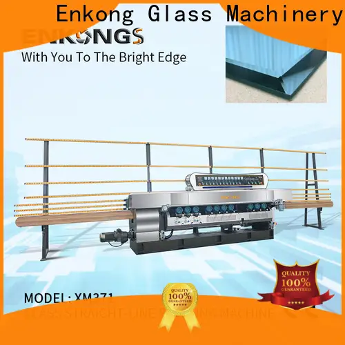 Enkong Wholesale glass straight line beveling machine suppliers for glass processing 1
