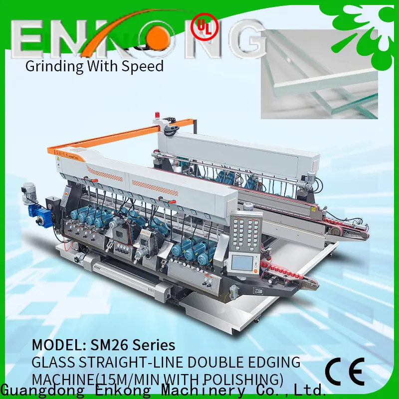 Enkong SM 20 glass double edging machine manufacturers for round edge processing 1
