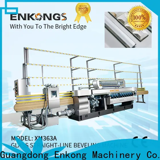 Enkong 10 spindles glass beveling machine manufacturers for polishing 1