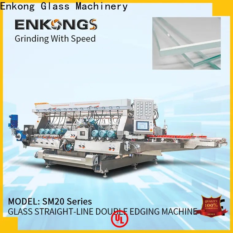 Enkong SM 22 glass double edging machine company for round edge processing 1
