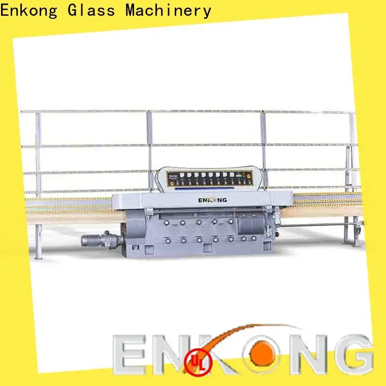 Enkong zm9 glass straight line edging machine manufacturers for household appliances 1
