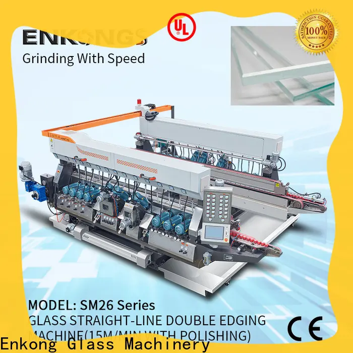 Enkong SM 12/08 small glass edge polishing machine factory for round edge processing1 1