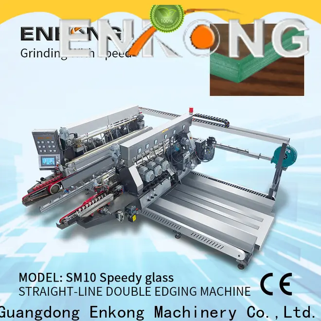 Enkong Best glass double edger machine manufacturers for round edge processing 1
