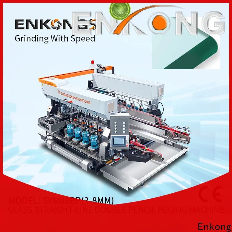 Enkong New automatic glass edge polishing machine factory for household appliances 1
