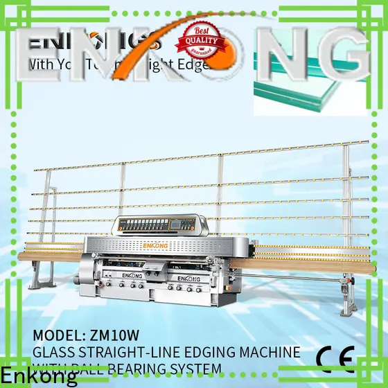 Enkong high precision glass straight line edging machine supply for grind 1