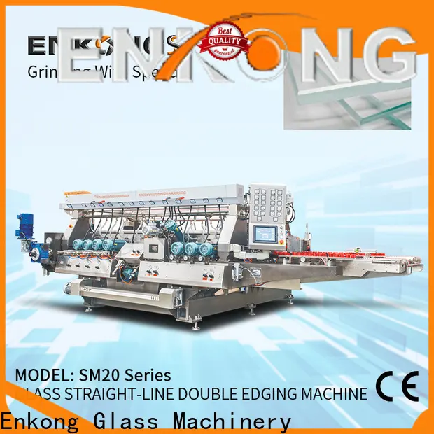 Enkong Custom glass double edger machine suppliers for photovoltaic panel processing 1
