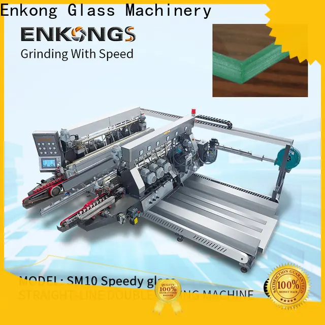 Enkong straight-line glass double edger machine manufacturers for photovoltaic panel processing 1