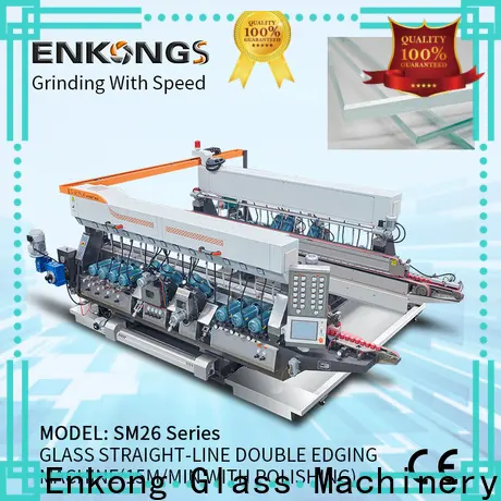Latest glass double edger SYM08 suppliers for round edge processing1 1