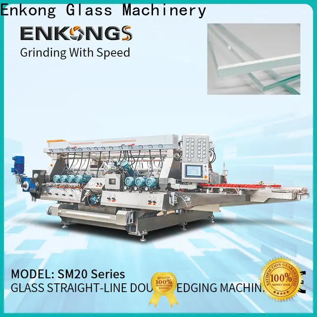 Enkong SM 10 double edger machine factory for round edge processing 1