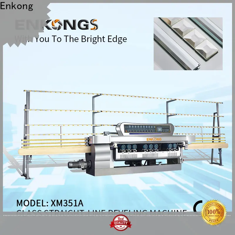 Enkong xm351a glass beveling machine for sale manufacturers for glass processing1 1