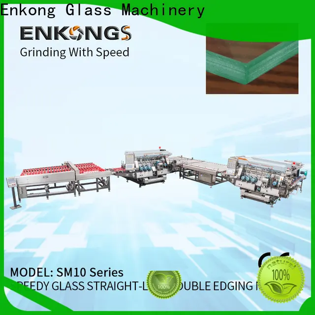 Enkong modularise design small glass edge polishing machine factory for photovoltaic panel processing 1