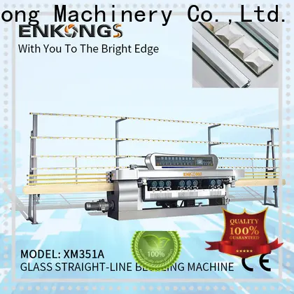Wholesale glass straight line beveling machine xm351 supply for glass processing 1