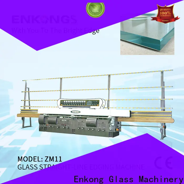 Enkong zm11 glass cutting machine suppliers factory for round edge processing 1